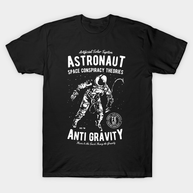 Astronaut Anti Gravity T-Shirt by JakeRhodes